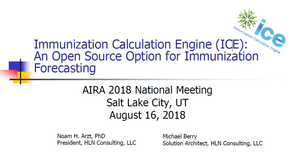 Immunization Calculation Engine: An Open Source Option for Immunization Forecasting