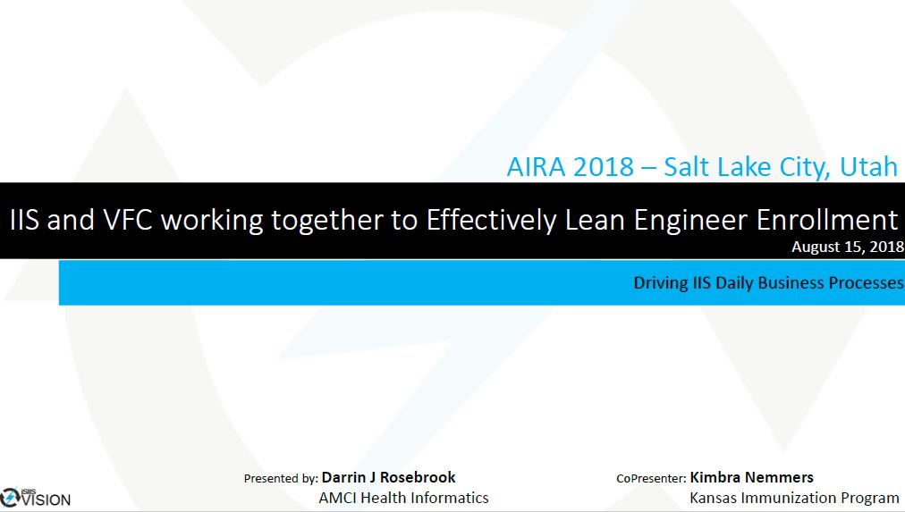 IIS and VFC Working Together to Effectively Lean Engineer Enrollment