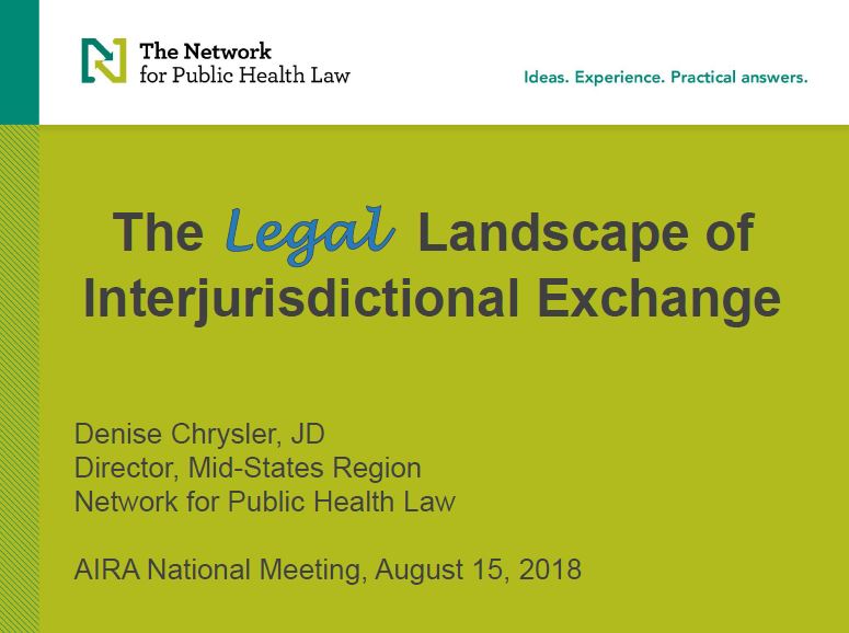 The Legal Landscape of Interjurisdictional Exchange