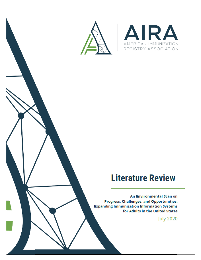 AIRA Adult IIS Literature Review