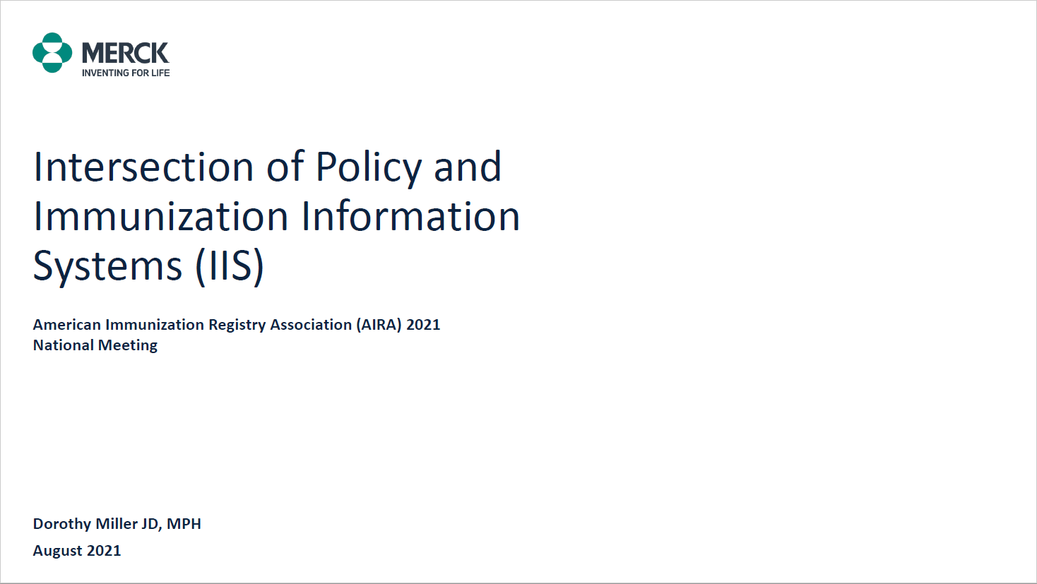 Intersection of Policy and Immunization Information System Functionality