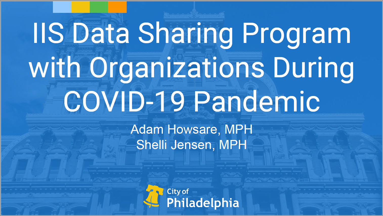 IIS Data Sharing Program with Organizations During COVID-19 Pandemic
