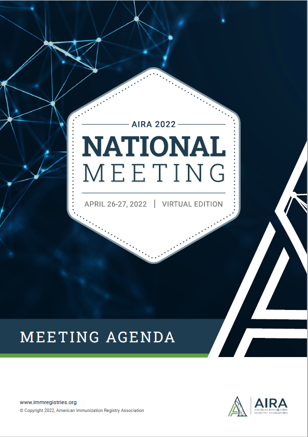 AIRA 2022 National Meeting Agenda